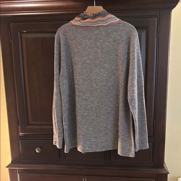 Colorful Striped Turtleneck Sweater - Picture 4 of 5